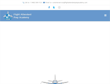 Tablet Screenshot of flightattendantprepacademy.com